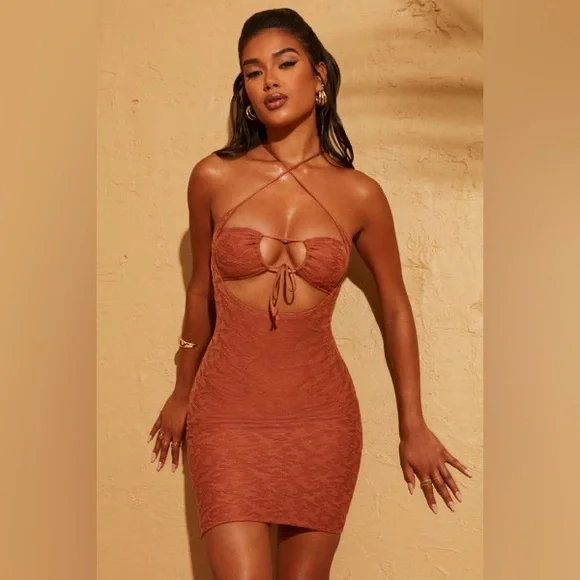 Oh Polly double layered mini dress